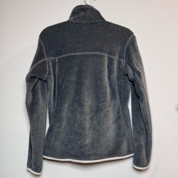 Patagonia Women’s Medium Gray Re-Tool Snap-T Pullover Polartec Mock Neck Fleece - Picture 2 of 7